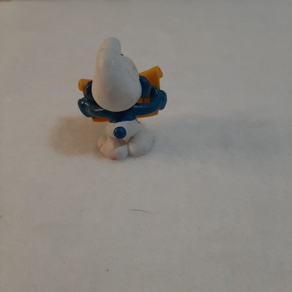 Smurfs Singer Caroler Smurf Sheet Music 1978 Vintage Schleich Figure Peyo - Picture 4 of 8